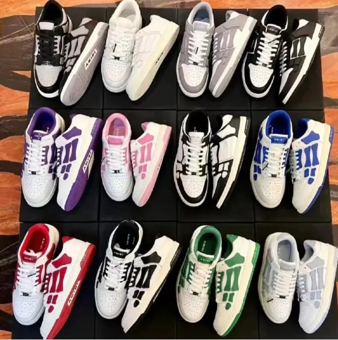 DHgate.com:Designer Skel Top Low Men Women Shoes Bones Hi Leather Skeleton  Sneakers Luxury Skeleton Blue Red White Black Green Gray Pink couple casual  Mens Womens shoes:Shoes \u0026 Accessories