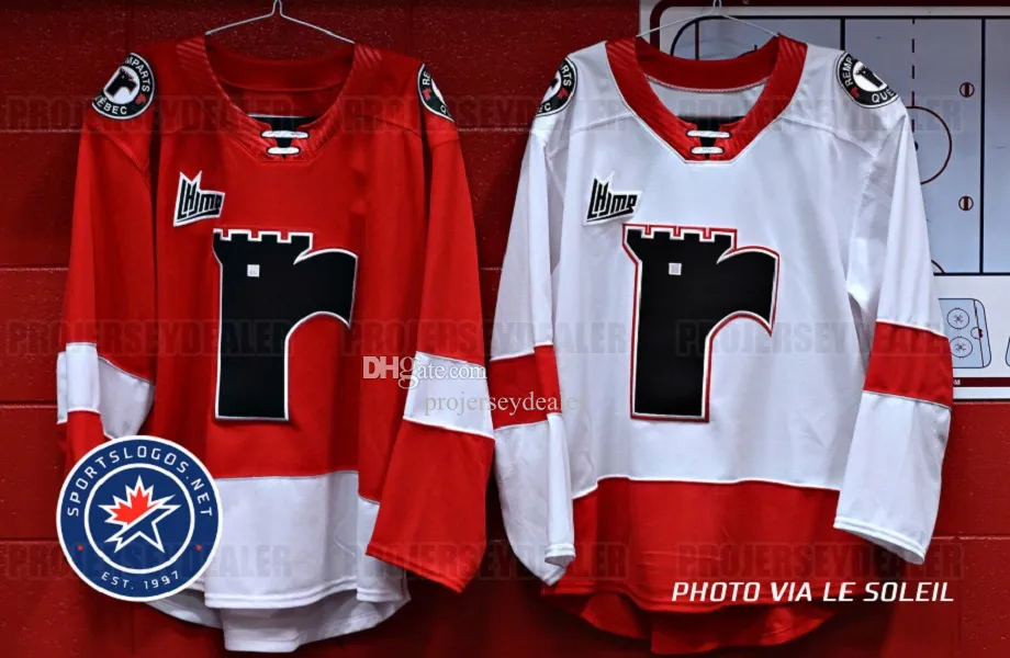 Maillot De Hockey Ahmpat Faucons Québec Porté En Match - Taille XXL #55 - Collector Pour Fans