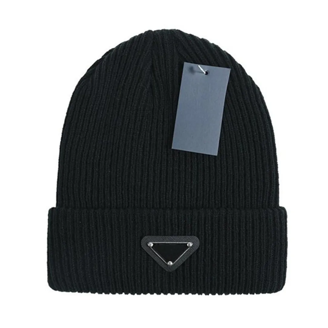 2023 Luxe beanie gebreide hoed designer cap heren ppada gemonteerde hoeden unisex cashmere letters casual schedel petten buiten g-5