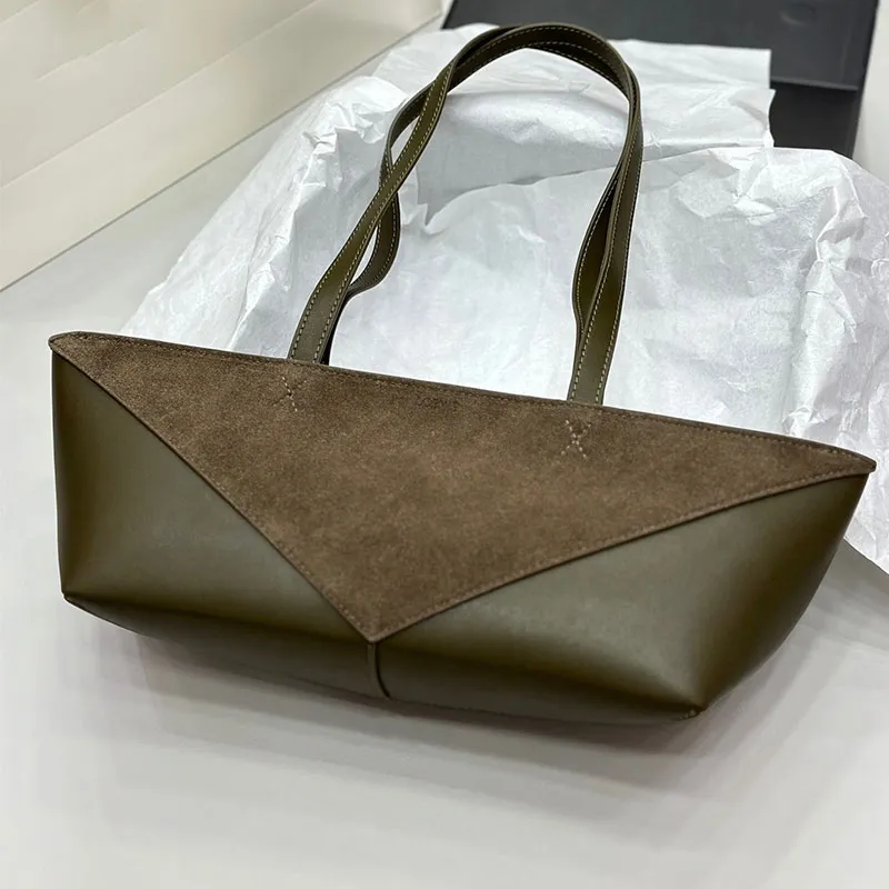 Fashion Tote Bag loewees Single Shoulder Bag Puzzle Large Capacity Handbag Designer Womens Geometric Pattern Shopping Bag Fake Casual Crossbody Single Handbag