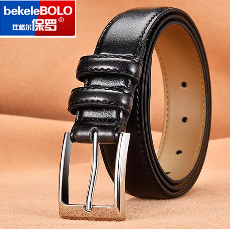 Belt Black Leather Mens Full Grain Leather Dress Belt Genuine Leather Belts  For Men Dress Causal