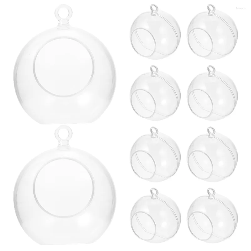 10 Pack Clear Plastic Water Globe Candle Holder For Christmas Decoration,  Tree Parties, And Ornament Vases Fillable Balls With Fake Bubbles From  Dagongre, $13.64