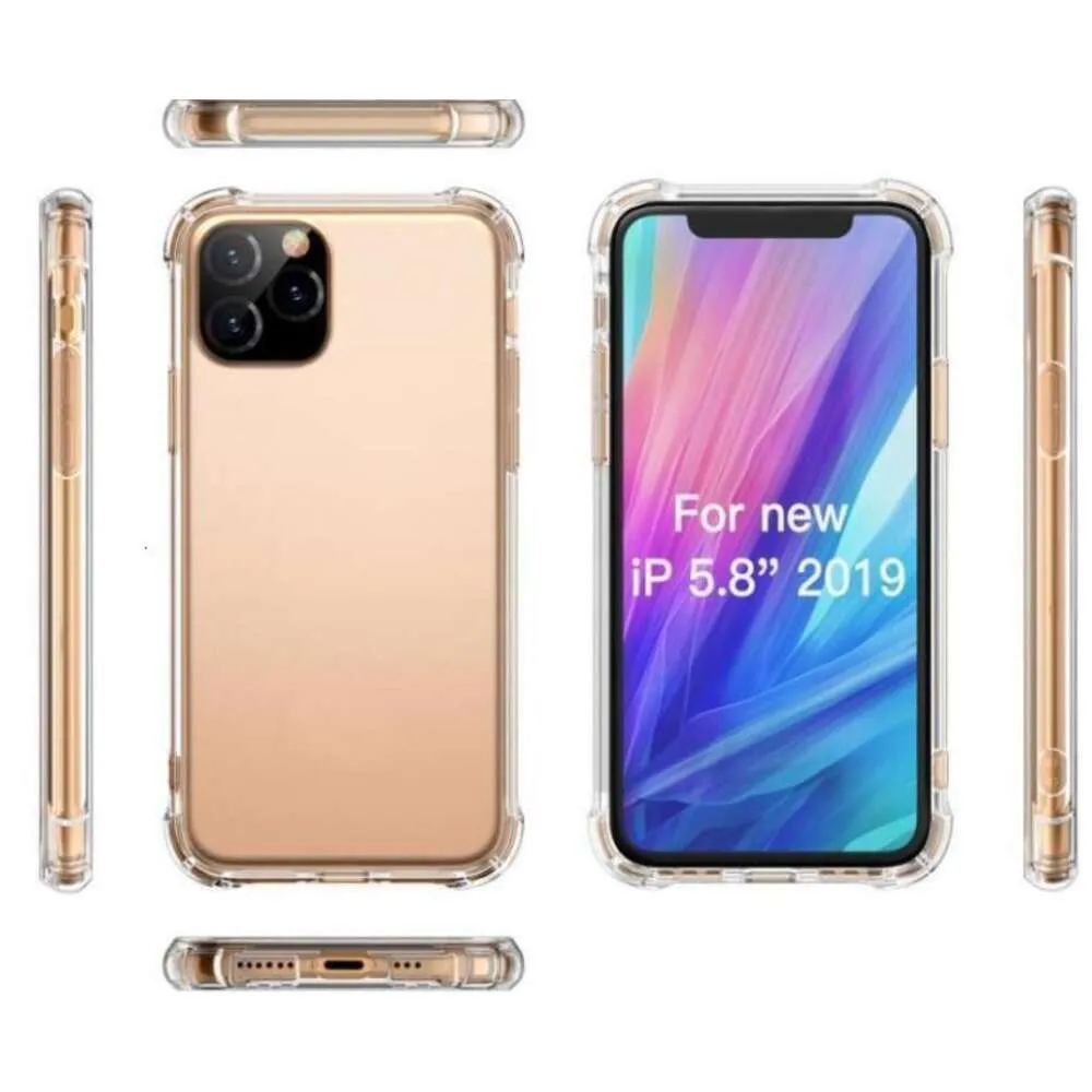 Super Anti-knock Soft TPU Transparent Clear Phone Case Protect Cover Shockproof Cases For iPhone 13 14 15 pro max X XS note10 mate 30 Pro