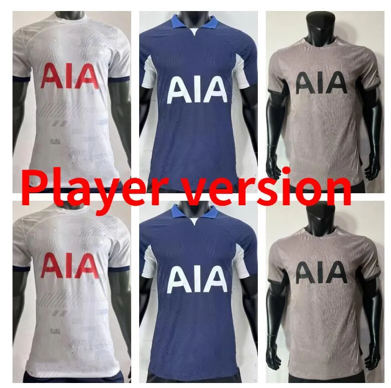 Wersja gracza Tottenham Spurs Soccer Jerseys 23 24 Son Maddison Romero van de ven bissouma Johnson Perisic 2023 2024 Richarlison Kulausevski Football Shirt