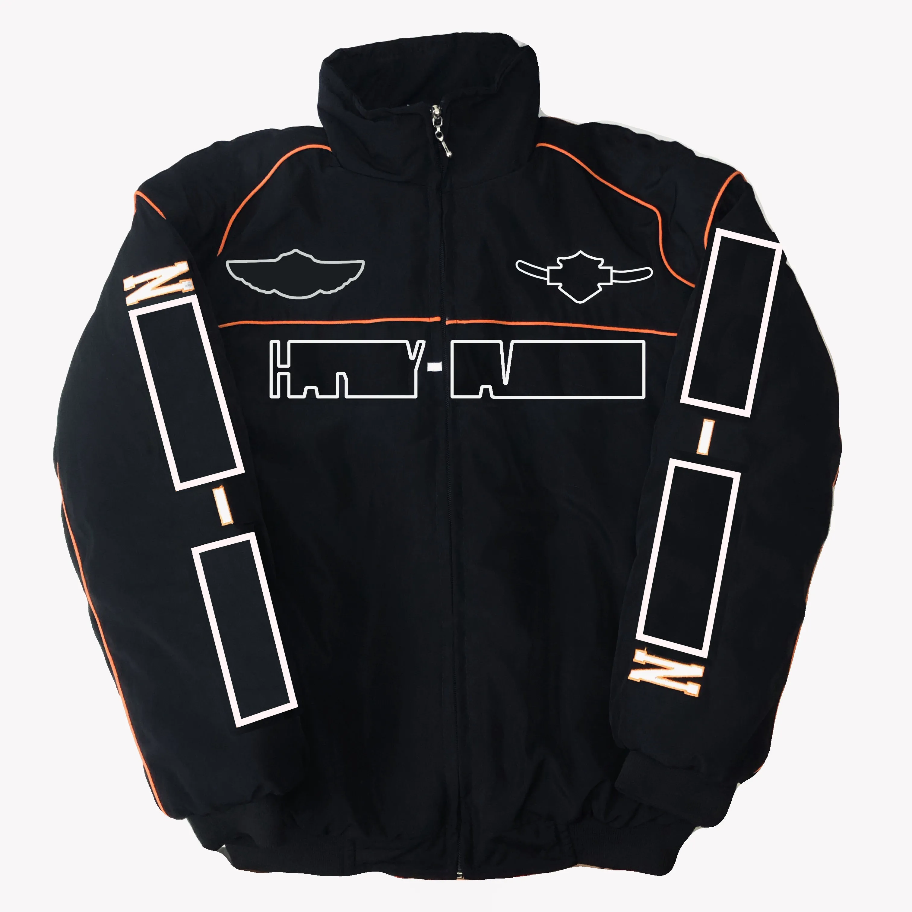 F1レーシングスーツレトロスタイルジャケットコットンカジュアルウィンターコットンジャケットA052 A050新しい冬風プルーフサイクリング衣料品259J