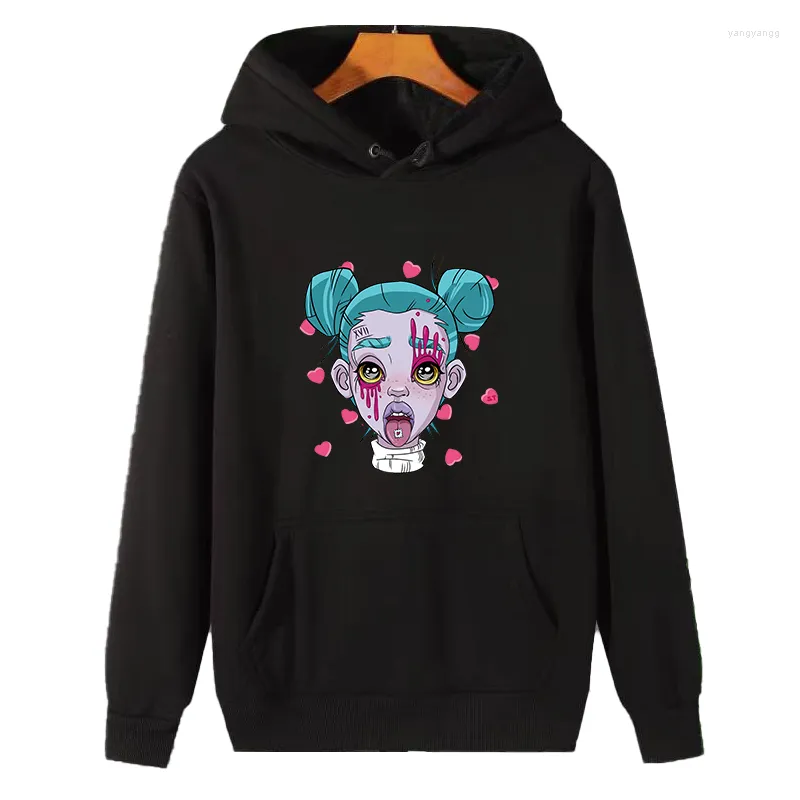 Kvinnors hoodies trippy sexig kvinnlig klar dröm huvtröjor Vinter tjock tröja huvtröja bomullsflottkläder