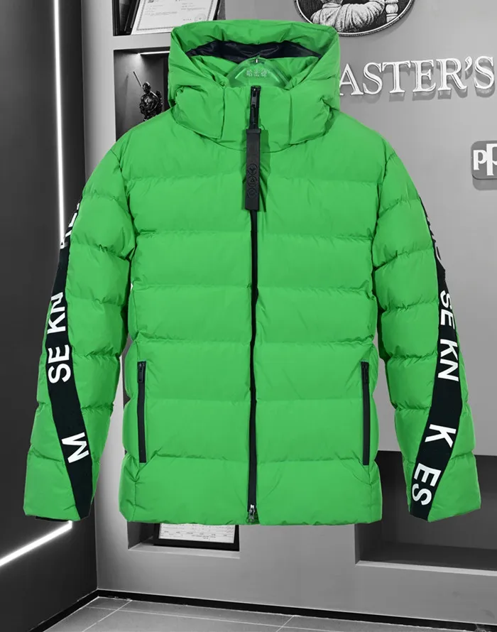 Novo estilo masculino jaquetas veste homme ao ar livre inverno jassen outerwear grande pele com capuz fourrure manteau para baixo casaco hiver parka doudoune