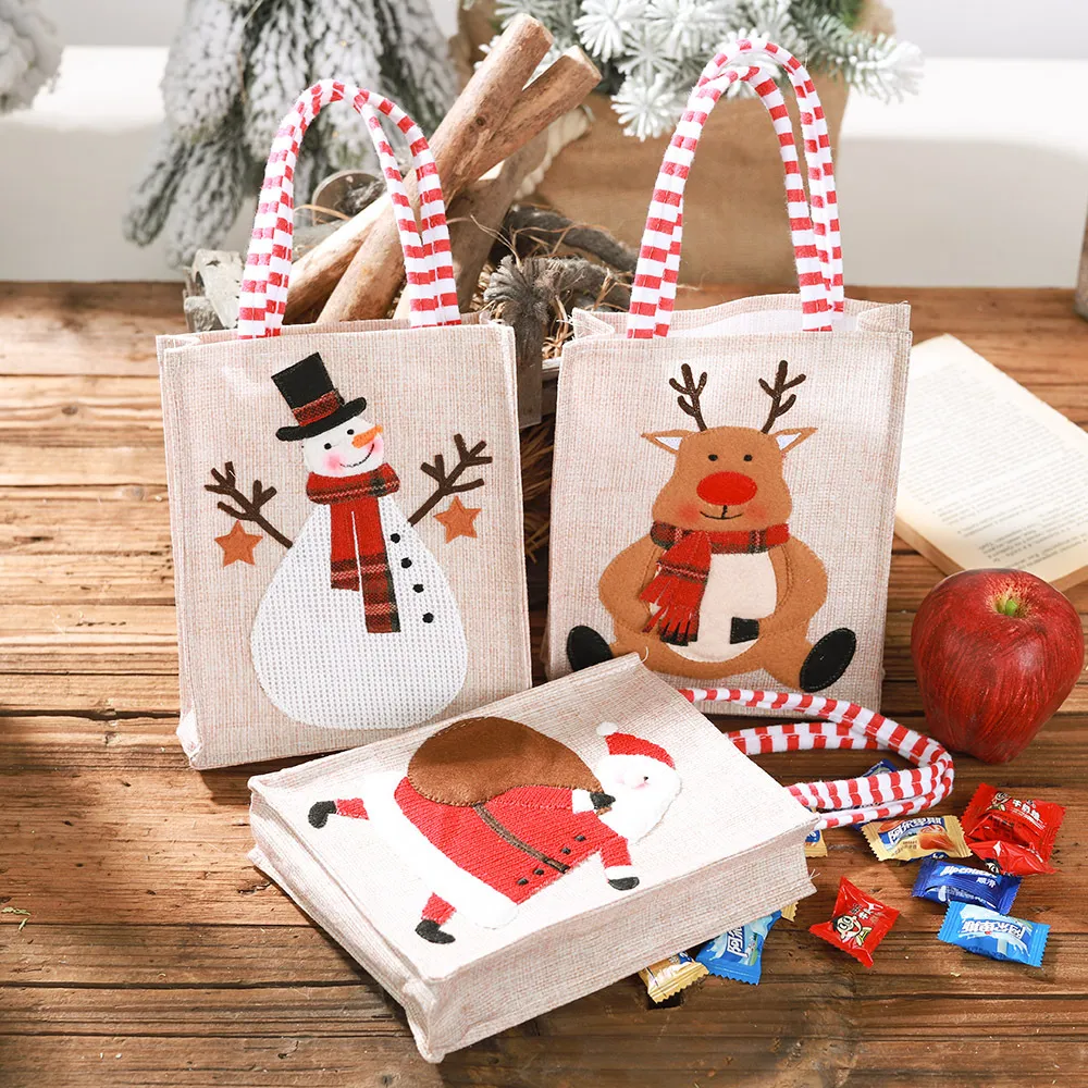 Borse Di Tela Di Tela Di Natale Borsa Regalo Bambini Borsa Caramelle  Decorazione Di Buon Natale La Casa Ornamenti Natalizi Forniture Feste  Navidad Da 1,52 €