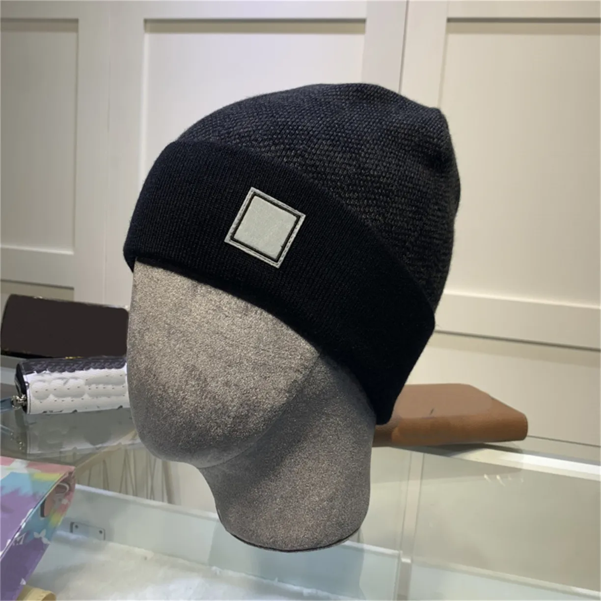 Moda 2023 Chapéu de desenhista para gorros Homens Mulheres Alta Qualidade Bordado Adulto Cap Inverno Design Caps ShawlHats Lenços Lã Envoltório Beanie Skull Caps