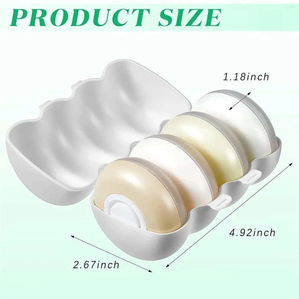 Lagringsflaskor 2 Set Travel Pods Collapsible Round Liquid Lotion For Portable Shampoo Soap Container Box Dispenser Push Type2997