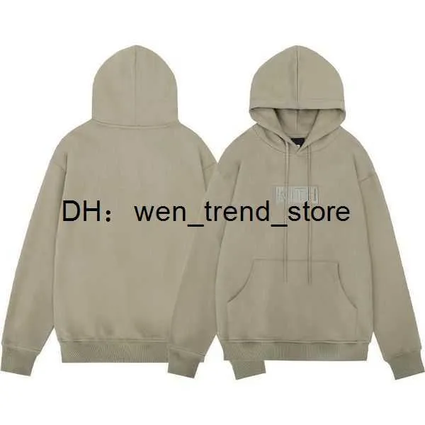 2021fw Kith Hoodie Mannen Vrouwen Hoge Kwaliteit Box Borduren Hoodies Sweatshirts Zware Stof Oversize Truien Essen 5 K5HP