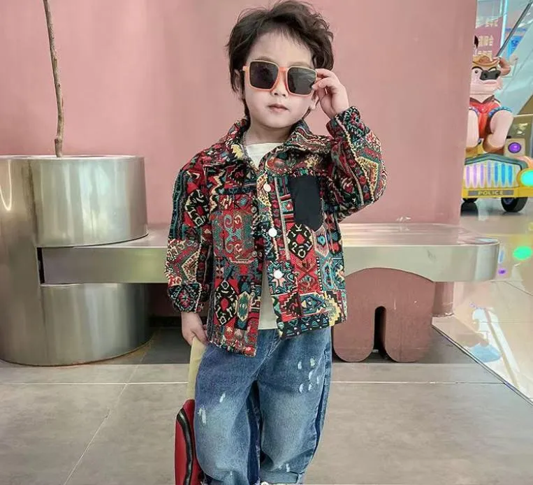 New Spring Top Cappotto per bambini Autunno Giacca per bambini Ragazzi Capispalla Cappotti Ragazzo Giacca a vento Vestiti per bambini Abbigliamento Giacche per ragazze A-06