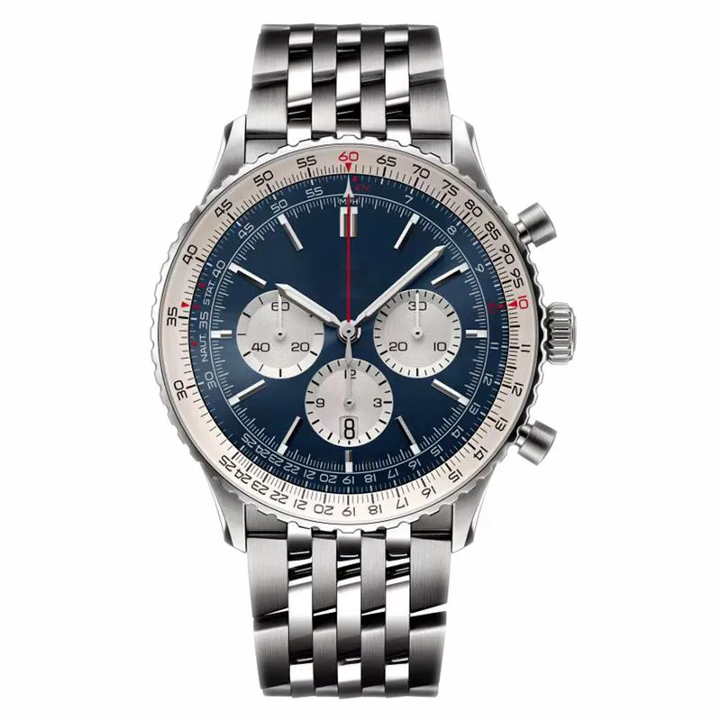 2024 New All Dials Working Automatic Date Men Bentle Breitlin Watches Fashury Fashion Mens Quartz Clock Clock Lrist Watch Watch Watch Band Ben-3