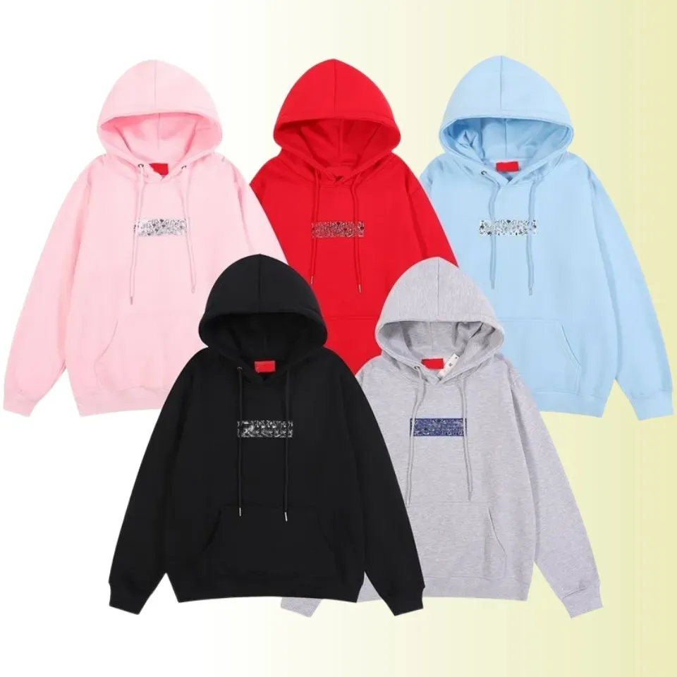 Sıcak Satış Hoodies Designer Hoodie Felpa Uomo Tasarımcı Kazak Erkekler Kadın Unisex Wear Nakırlı Mektup Marka Markası Sokak Giysesi Toptan 2 Parçası