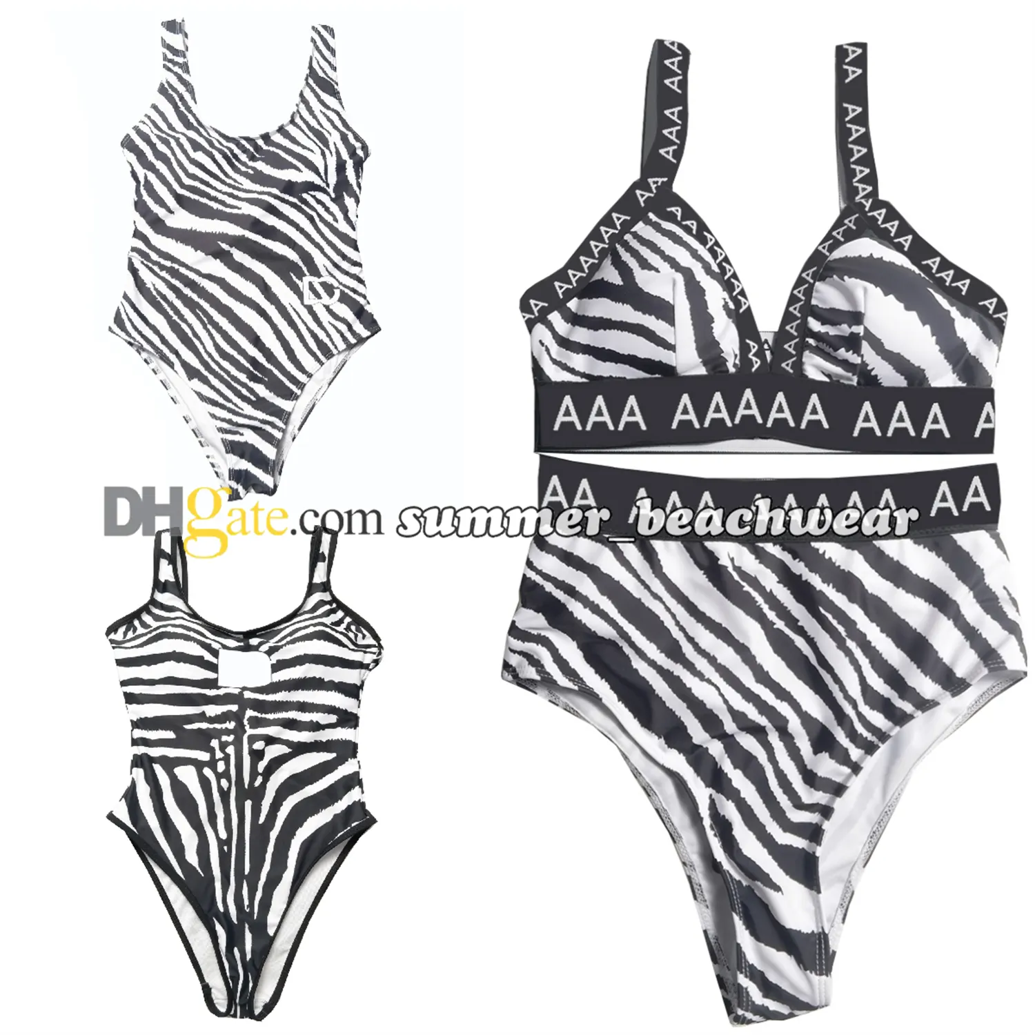 Zebra impressão roupa de banho feminina sem costas maiô sexy push up maiô uma peça swim wear