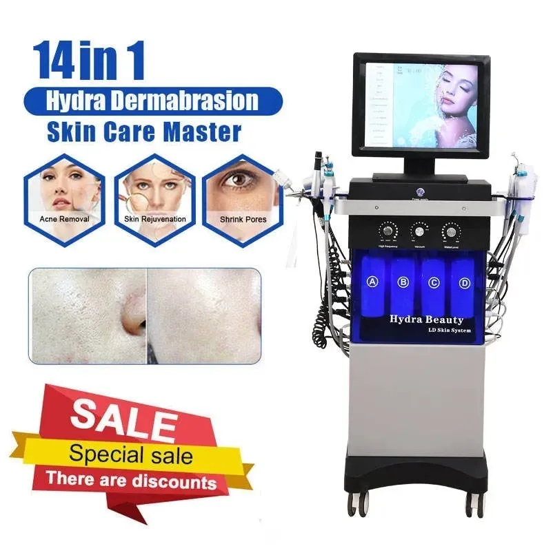 2024 Aqua Hydra Dermabrazion Skin Clean Biopolar RF Zaostrzenie Dermabrasion Diamond Microdermabrazion Maszyna