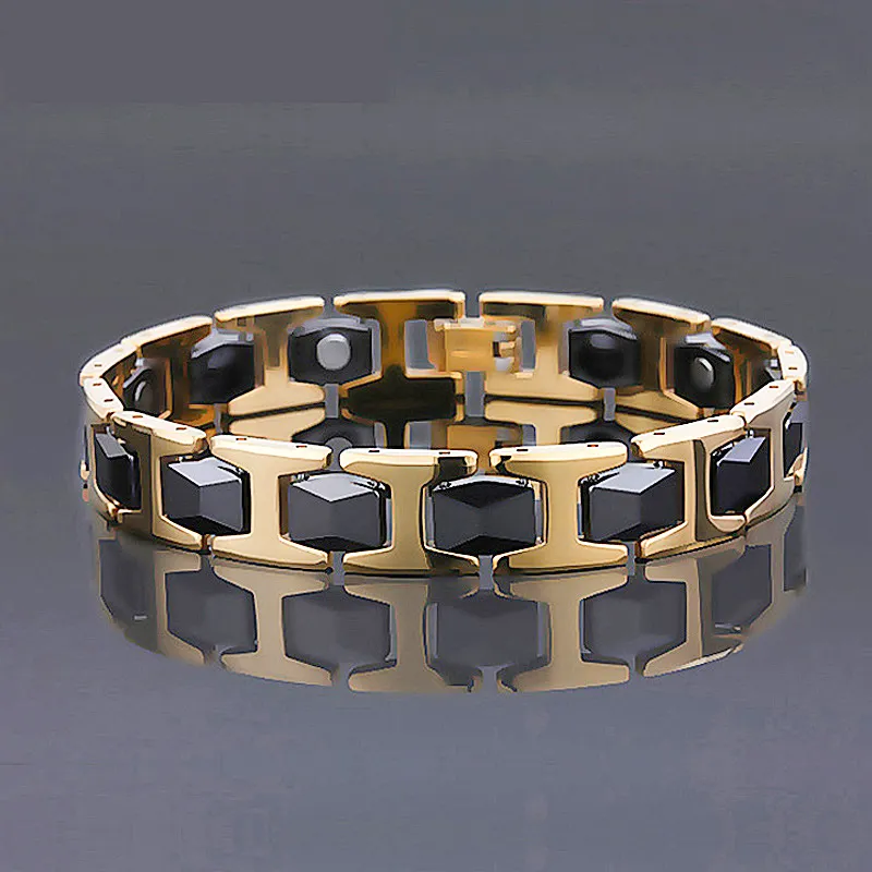 KOTO Japanese germanium titanium bracelet tungsten radiation fatigue health  magnetic couple bracelet fashion accessory, 女裝, 手錶及配件, 其他飾物- Carousell