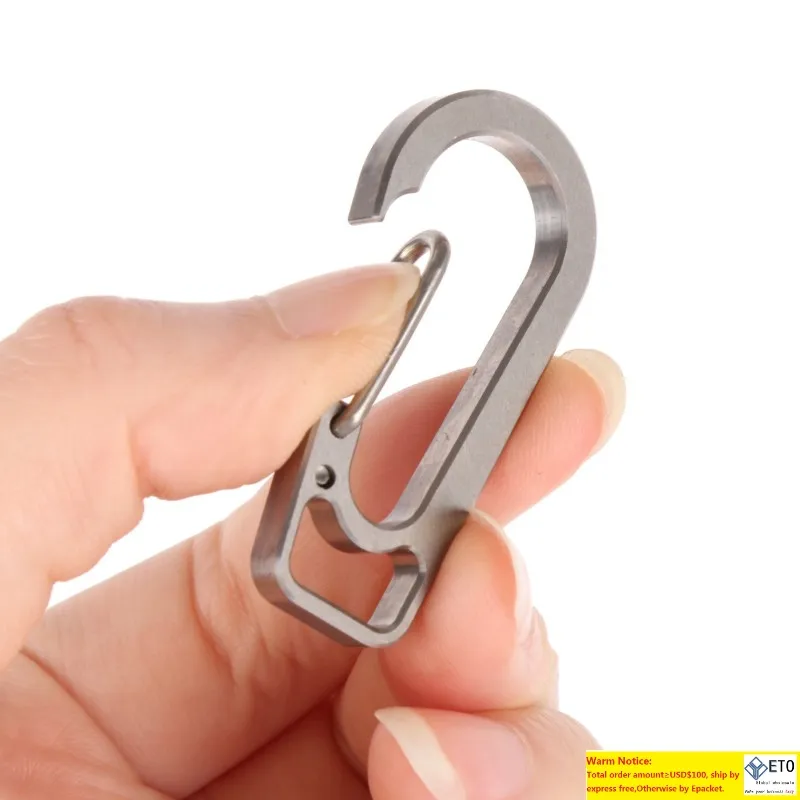 1st Shaped Locking Carabiner Snap Hook Keychain Outdoor Activity Aluminium Alloy Andra konst och hantverk ZZ