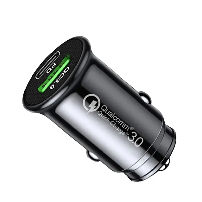 Chargeur Voiture Intelligent 2 Ports USB - Compact Avec écran Numérique | Charge Rapide Sécurisée Pour Trajets Et Voyages