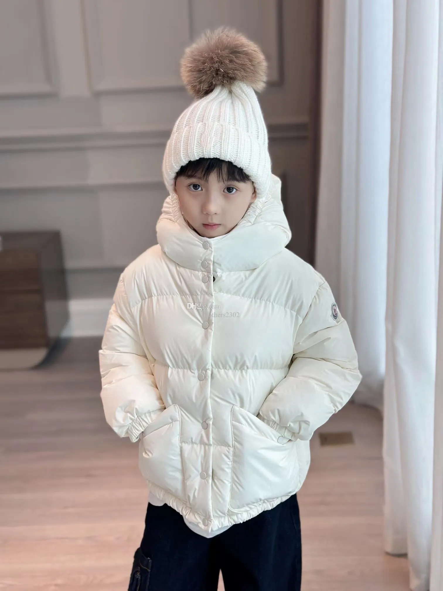 kid designer coat baby hoodies kids coats girl boy jacket toddler hooded 100 White goose down filling luxury brand fasion top outwear warm winter