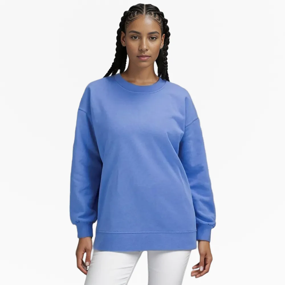 Vrouwen oversized hoogwaardige jassen ronde hals yoga sweatshirt tops met lange mouwen top herfst winter dames ontwerpers hoodies trui sportshirt