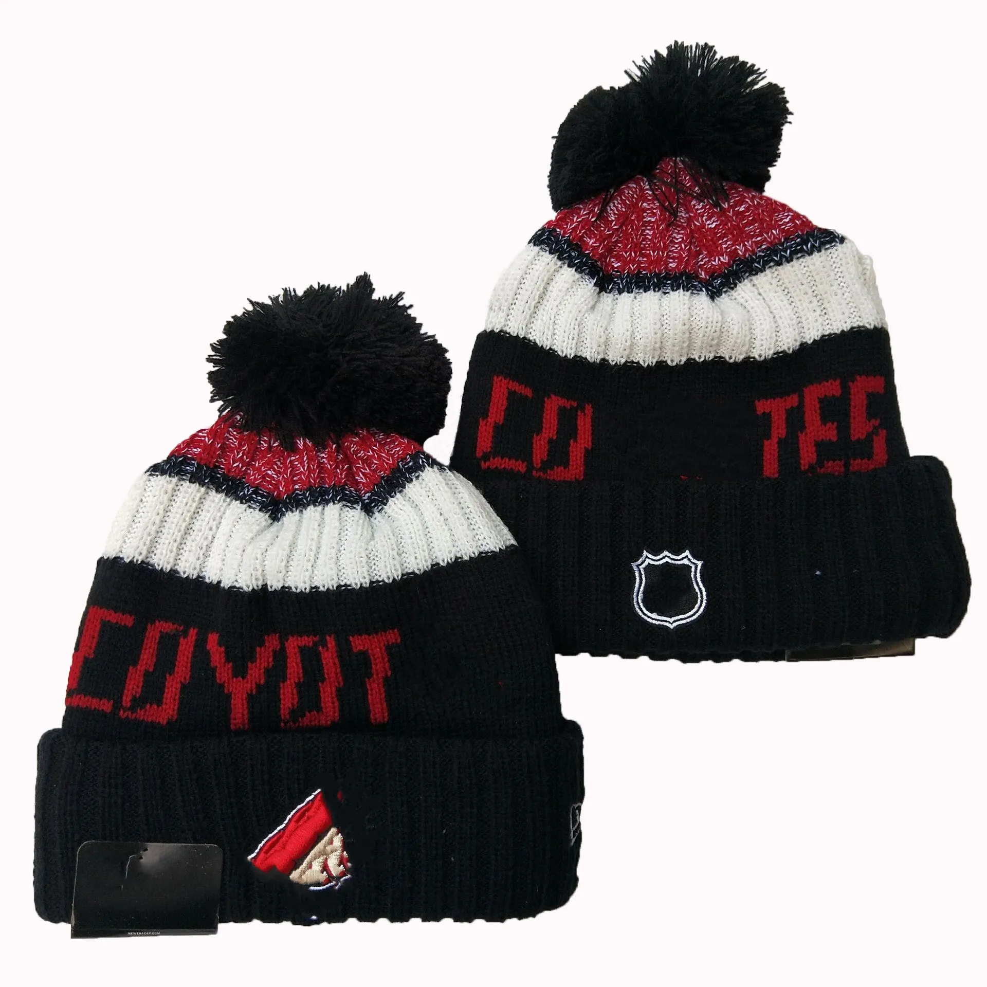 Les plus récents bonnets tricotés d'hiver en plein air Couples chapeau Snapbacks Masque Caps Mode unisexe Bonnets de sport Casual Football Hip Hop chapeaux ajustés Ordre mixte avec étiquette d'origine