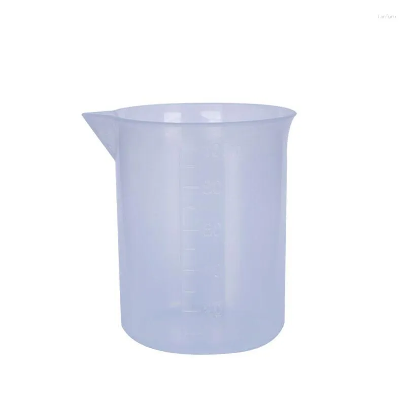 Strumenti di misurazione Tazza graduata in plastica trasparente premium da 100 ml, beccuccio per versare, senza manico, utensile da cucina