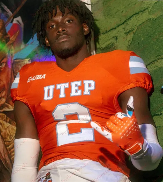 Tyler Ruldoph Jalen Rudolph Jersey Aluma Nkele Tyler Williams Custom 2023 UTEP ...
