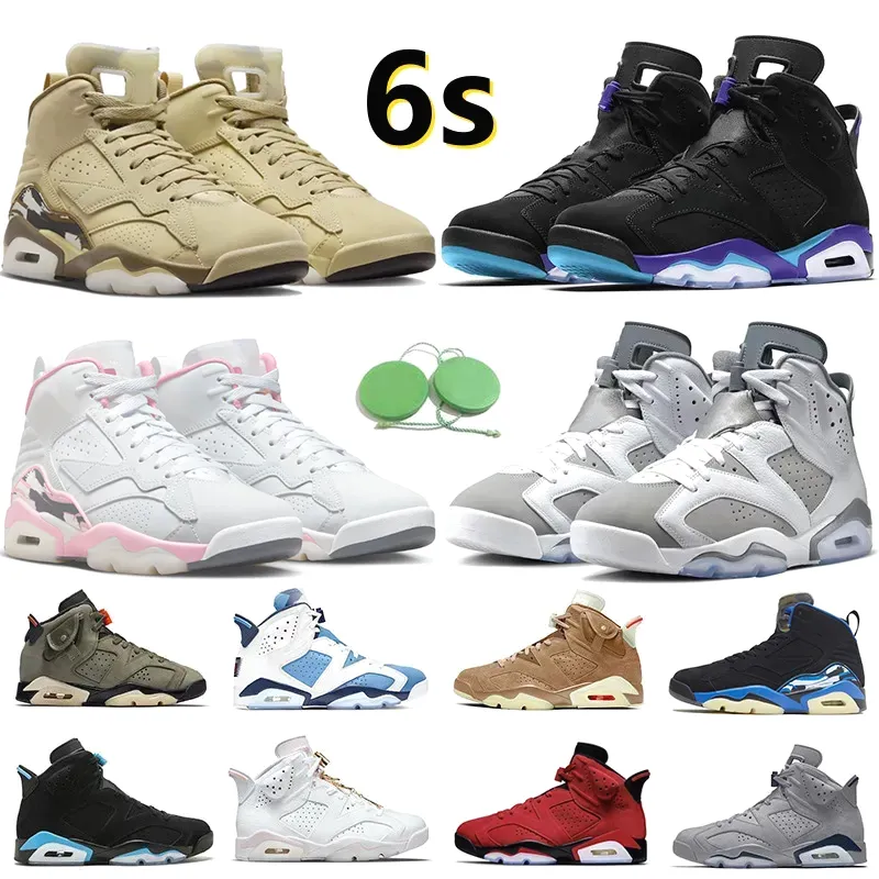 Jumpman 6 6s MVP Chaussures de basket-ball pour hommes Sneaker Aqua Cool Gris Toro Argent métallisé Georgetown UNC Rouge Oreo Minuit Carmin Infrarouge TS Hommes Baskets Baskets de sport