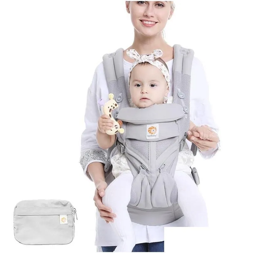 Transporteurs Slings Sacs à dos Omni Baby Carrier Coton Respirant Support ergonomique Shoder Ceinture Sling Bretelles 360 Drop Livraison Ki Dhw5B