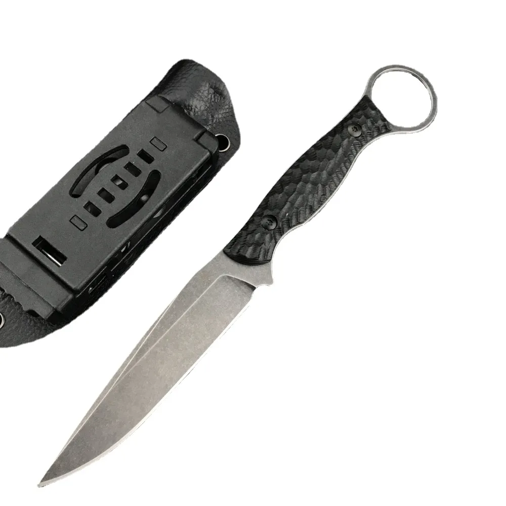 Toor Knives Coltello A Lama Fissa Anaconda Punta Di Caduta In Ossido Nero  Da 3,75 Manico G10 Nero Con Anello Mignolo Fodero Kydex Outdoor, Tattico,  Autodifesa, Campeggio Da Huaaooutdoortool, 24,32 € | DHgate