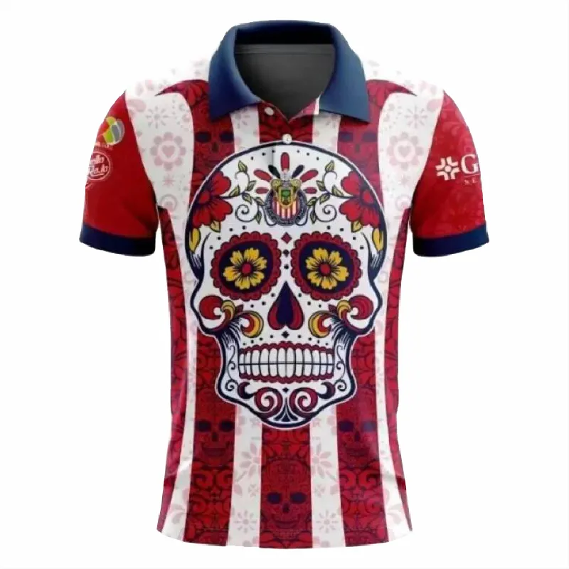 Camiseta Oakley Skull Dia De Los Muertos Tee Off White