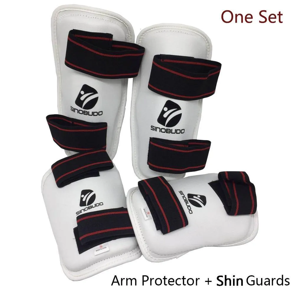 Other Sporting Goods Taekwondo arm shin Guards kick boxing protector Sanda taekwondo boxing Leggings Ankle protection for MMA Muay thai shin pads 230912