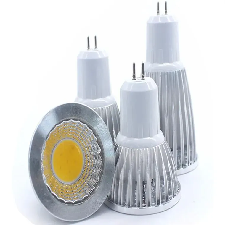 9W 12W 15W GU10 LED COB SPOTLIGHT Icke dimbar spot glödlampa ljuskronor ersätter 30W 40W 50W Halogen Lamp AC 85-265V LL