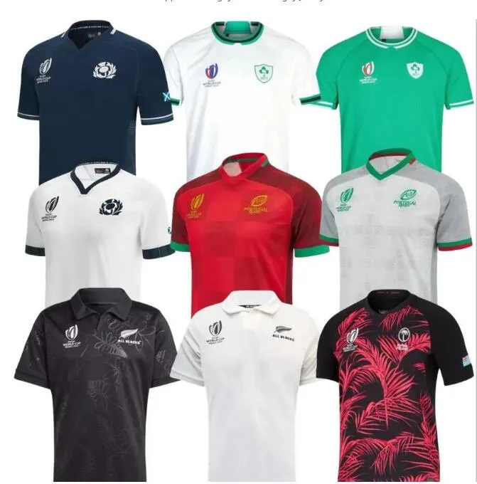 23/24 Irland Polo Australien Rugby Schottland Fidschi Home Shirt World Rugby Jersey Home Away Rugby Shirt Jersey Größe S-3xl