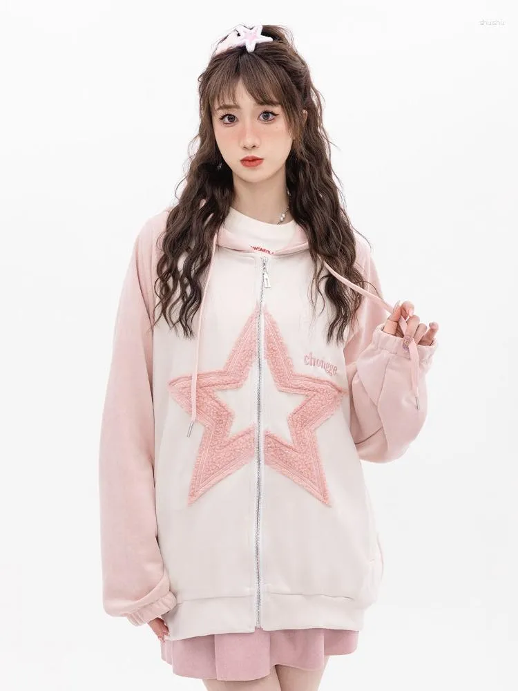 DHgate.com:Womens Oversized Zip-Up Hoodies, Kawaii Sweet DHgate.com:Womens Oversized Zip-Up Hoodies, Kawaii Sweet
