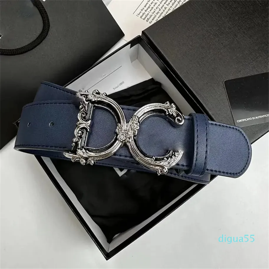 Cinturón de diseño Cinturón para hombres para mujeres Cinturones de cuero clásicos de moda Whandy Ancho 4cm 6 colores Accesorios vintage informales agradable