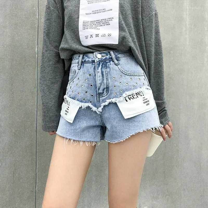 Denim mum shorts deals