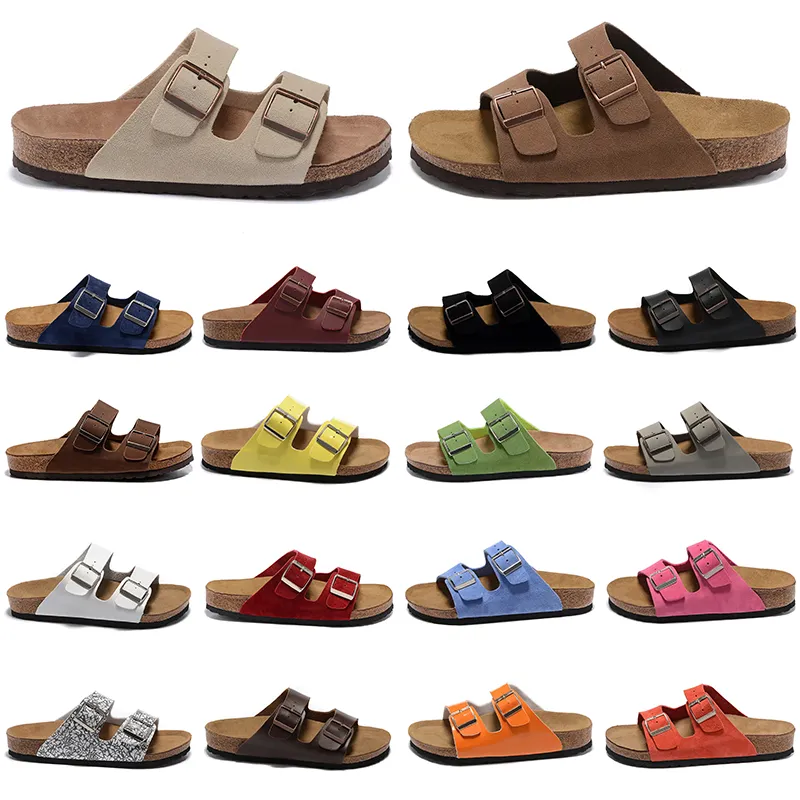 2024 Designer Birkin Sandals Premium Leather Platform Sliders for Men and Women