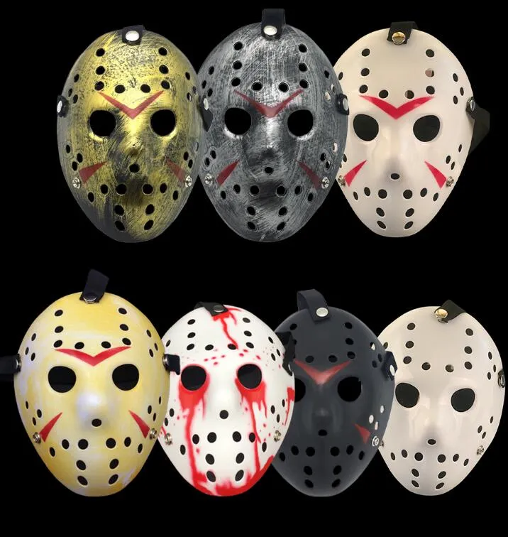 Vollgesichts-Maskerade-Masken Jason Cosplay Schädelmaske Jason vs Friday Horror Hockey Halloween-Kostüm Gruselmaske Festival-Party-Masken FY2931
