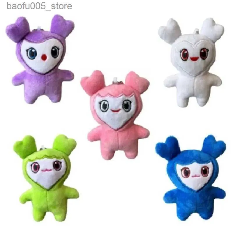 Plüschpuppen Lovelys Plüsch Koreanischer Superstar Plüschtier Cartoon Tier ZWEIMAL Momo Puppe Schlüsselanhänger Anhänger Keybuckle Plüschtier für Fans Mädchen Q230913