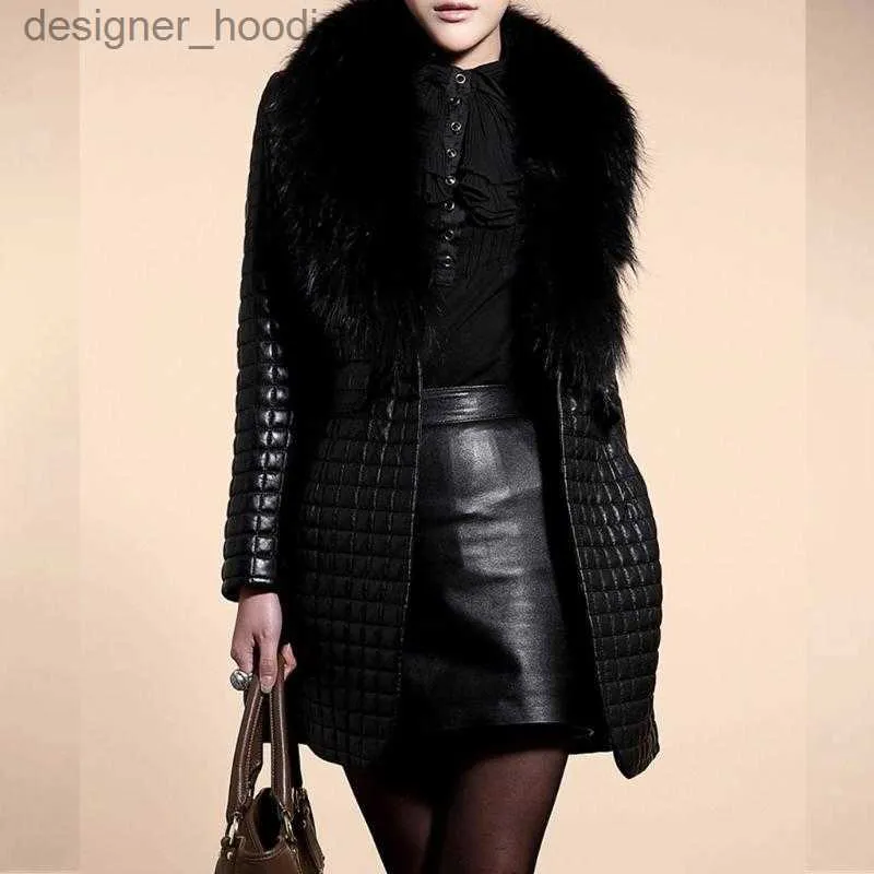 Men's Fur Faux Fur Women Autumn Winter Faux Fur Soft Leather Jackets Coats Warm Long Sleeve Loose Coat Outerwear Lady Long Overcoat Fashion L230913