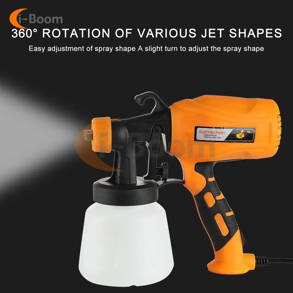 Portable electric paint sprayer with Flow Control and Fast Heat Dissipation 500W, 900ML EU
