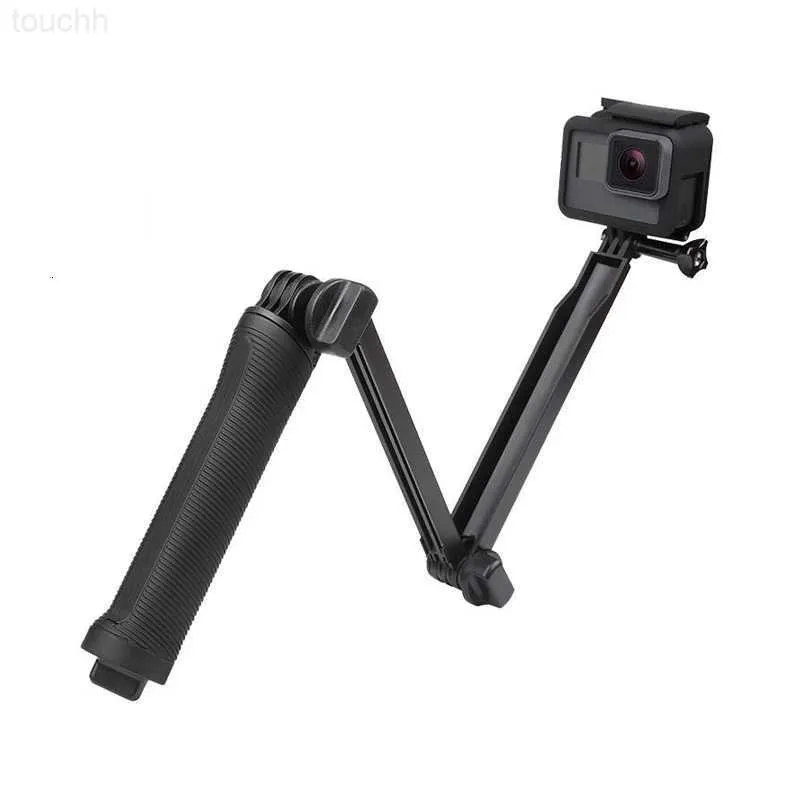 3-Way Action Camera Grip: Waterproof Selfie Stick Tripod for GoPro Hero  11/10/9/8/7/6/5, DJI Osmo, More! Versatile Durable
