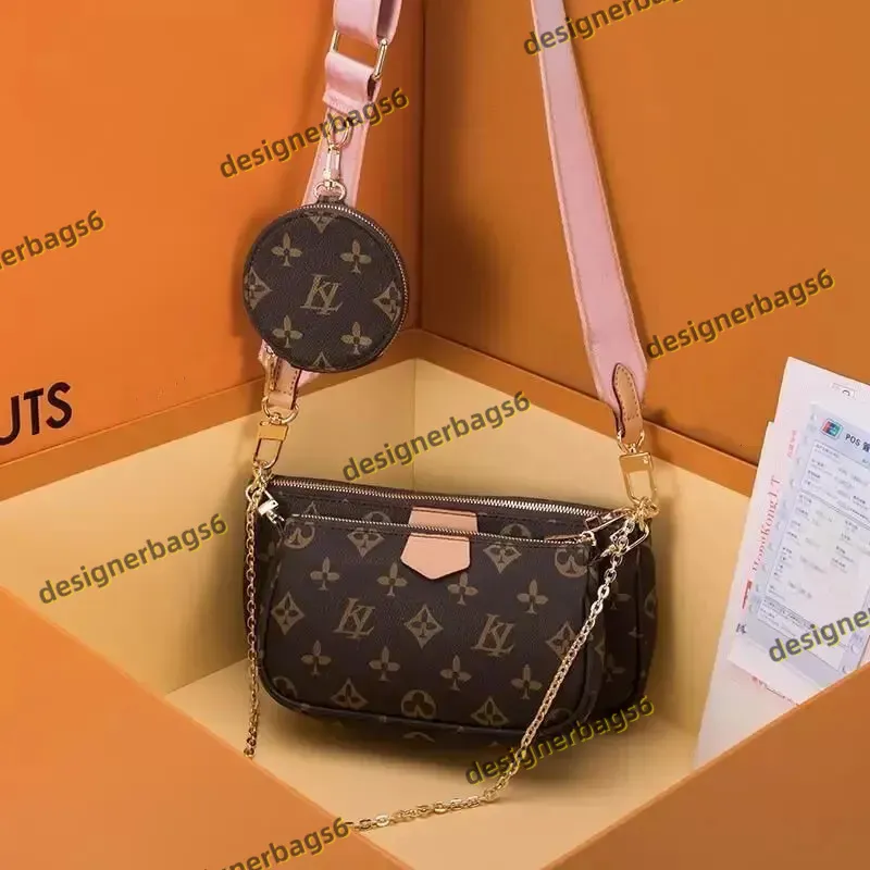 2023 M44823/48813 3A Pochette Bag data Kod Luksusowy torebka crossbody Ulubiona multi akcesoria portfel 3 szt. Torby Portfel Kobiet Projektant Torebki na ramię 61276