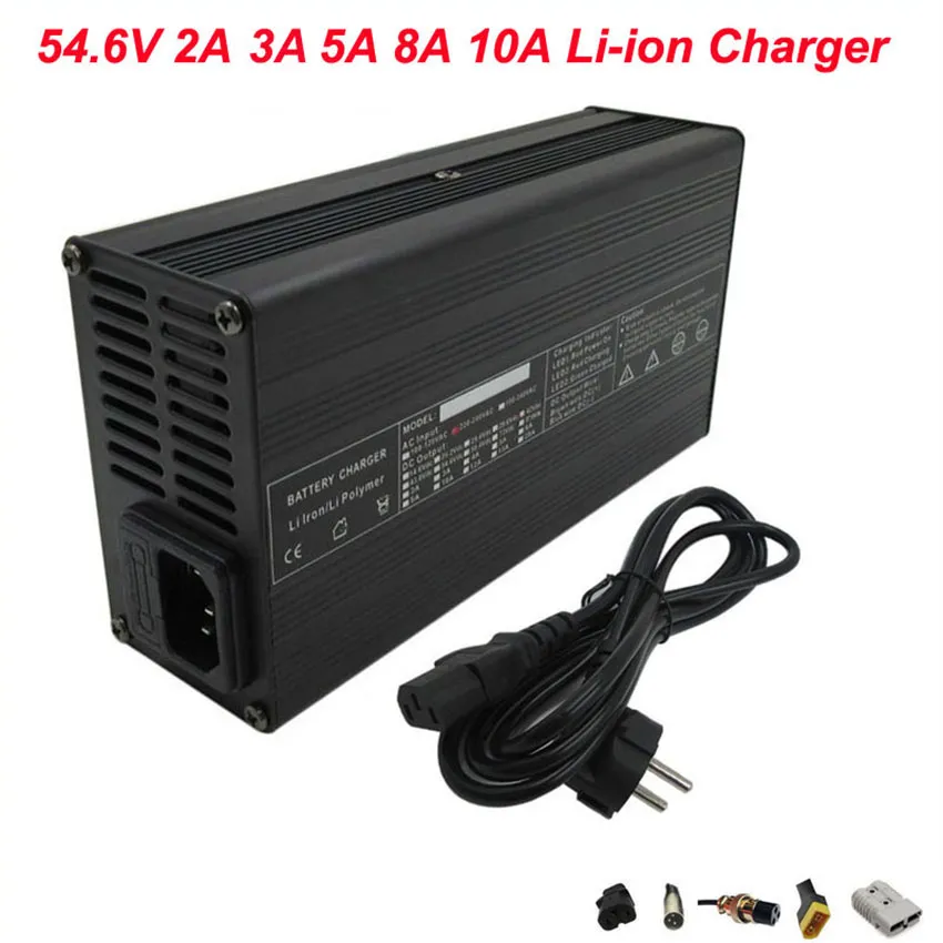 48 V 54.6 V 2A 3A 5A 8A 10A Li Ion Ebike Chargeur De Batterie 13 S