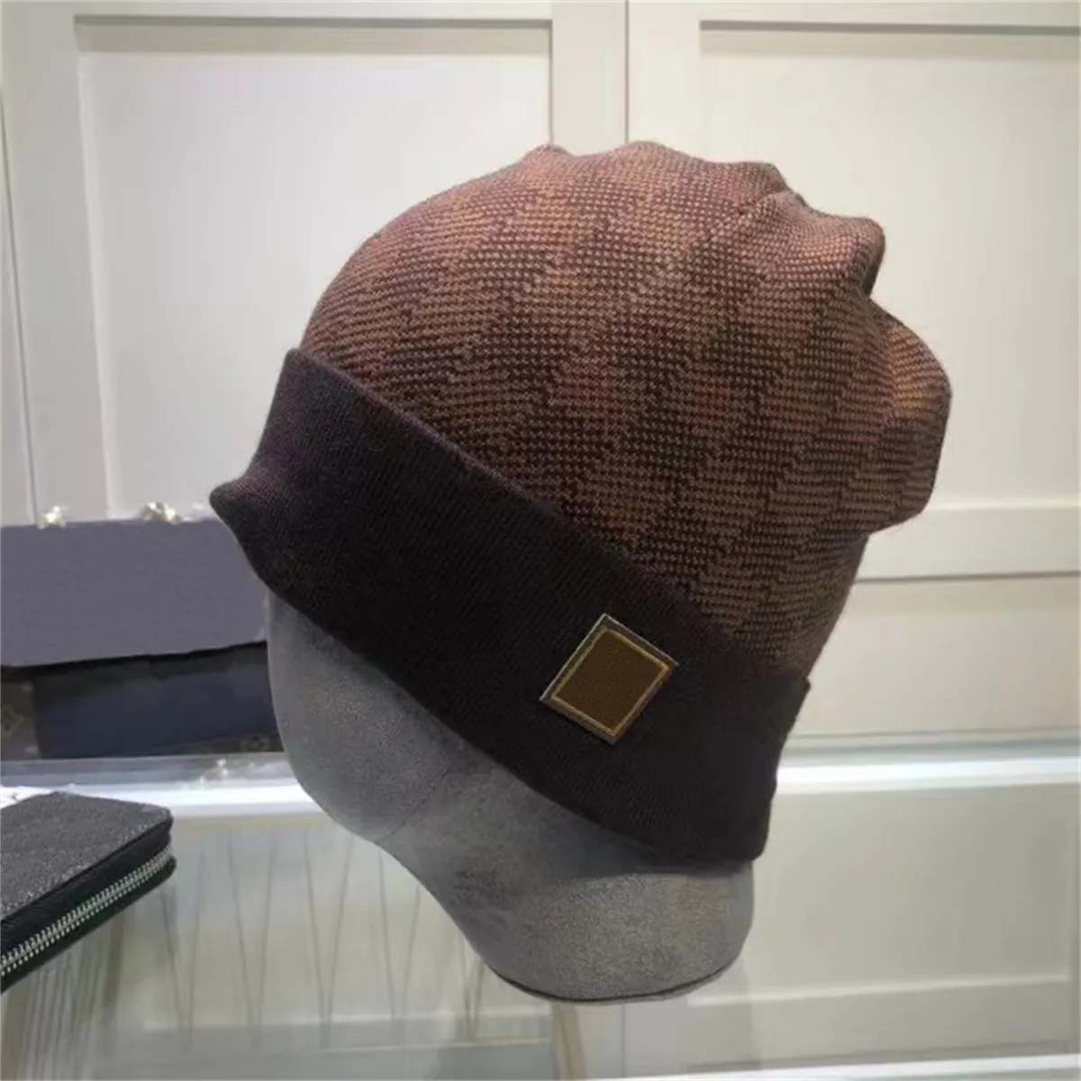 Luxo novo chapéu de alta qualidade para gorros homens mulheres clássico bordado boné inverno design bonés xale designer chapéus cachecóis lã beanie wrap caps alta qualidade c54