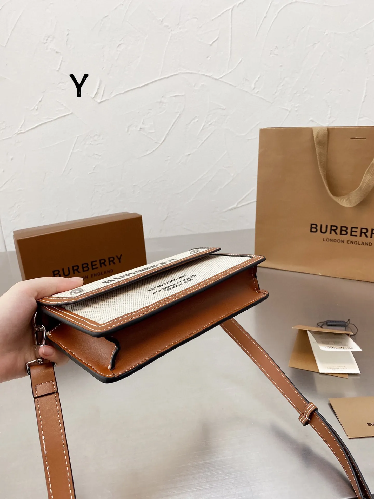 Tb half moon clearance satchel