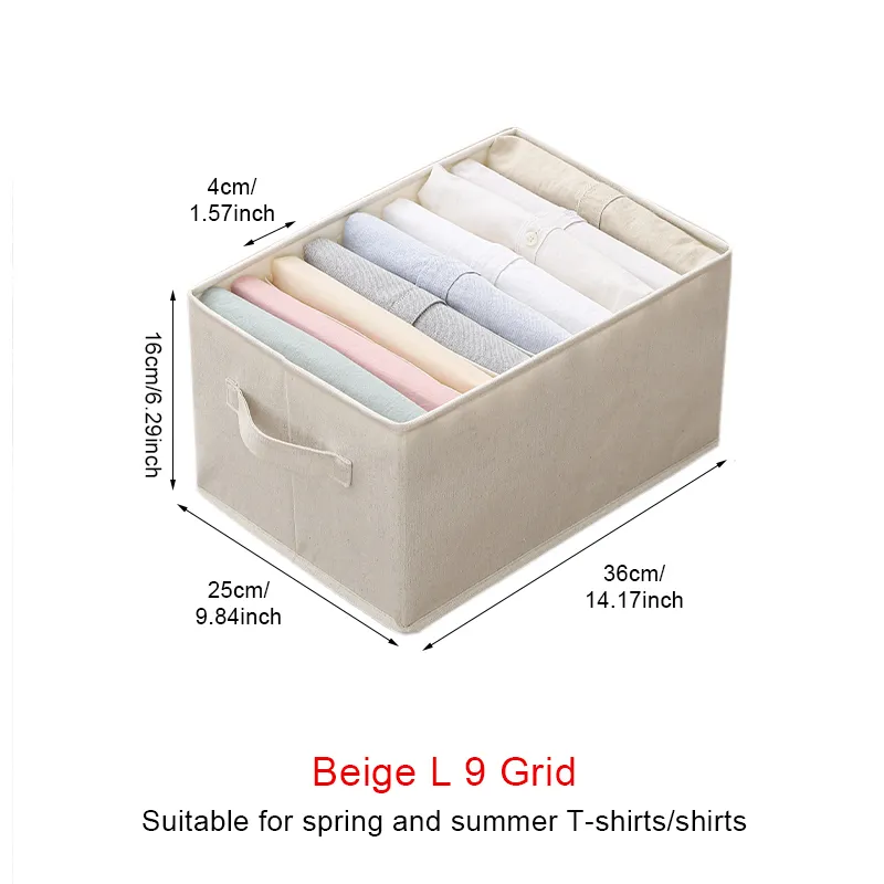 Foldable Closet Organizer For Clothes Storage Boxes With Flat Storage Bins  For Jeans, Sweaters, T Shirts, Pants, And Dormitories Wardrobe Separation  Box 230912 From Hu10, $10.68