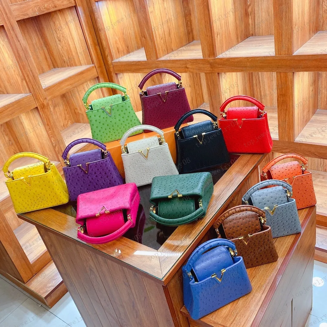 Modehandväska plånbok kvinnor crossbody väska solid axel väska sant flerfärgad randig mönster märke hög kvalitet